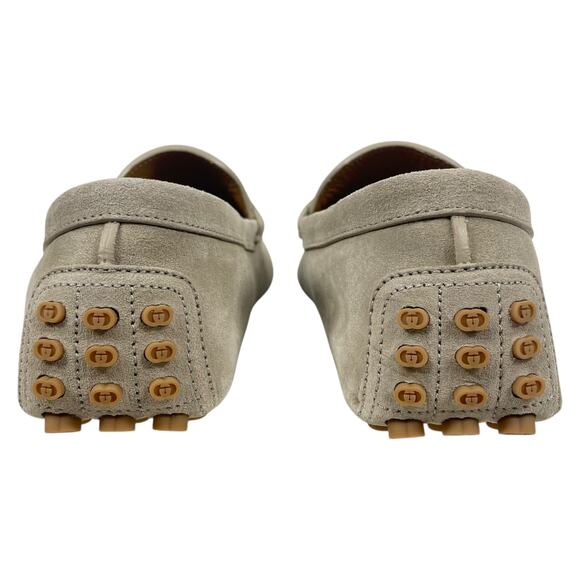 Gucci Horsebit Suede Driver Loafers Moccasin Oatmeal Beige Size 8 US 8.5 - Picture 10 of 15